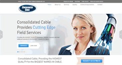 Desktop Screenshot of consolidatedcable.com